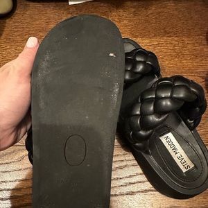 Steve Madden braided platform sandals